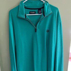 Chaps quarter zip pullover